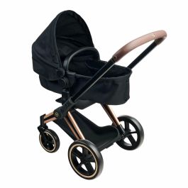 COROLLE COR4063013141876 Cochecito Cybex 3 en 1 Negro para muñecas bebé de 36 y 42 cm - a partir de 3 años