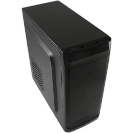 LC-Power 7034B Midi Tower PC - Caja ATX micro ATX Mini-ATX negra para ordenador con USB 3.0