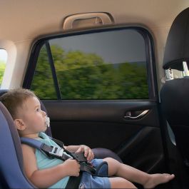 Malla Parasol para Coche UVlock InnovaGoods Pack de 2 uds Malla Parasol para Coche UVlock InnovaGoods Pack de 2 uds