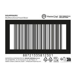 Inde Rallador Multifunciones 10,1x22x13,3 cm (6 Unidades)