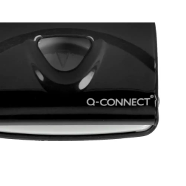 Q-connect Taladrador kf14217 Negro Abertura 2 mm Capacidad 20 Hojas