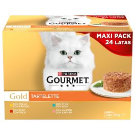 Gourmet Tartelette Surtido 4x24x85g para Gatos, Variedad de Sabores y Texturas Precio: 118.0839. SKU: B162XGH43H