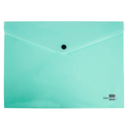 Liderpapel Carpeta Dossier con Broche de Polipropileno, Verde Manzana Opaco, Capacidad 50 Hojas, Din A4