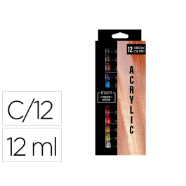 Artist Pintura acrilica caja de 12 colores surtidos tubo 12 ml Precio: 9.1355. SKU: B1FZRM6CES
