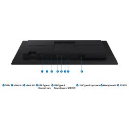 Samsung Monitor Profesional S4 S24D402GAU 24" Full HD IPS Regulable en Altura Negro