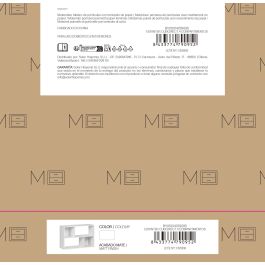 Inde Estantería Cubo/Rectangular 4 Compartimentos Mueble Kit