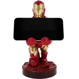 Cable Guy Soporte de Carga Iron Man Marvel 21cm para Mando de Consola y Smartphone (PS5, Xbox Series S/X, iPhone)