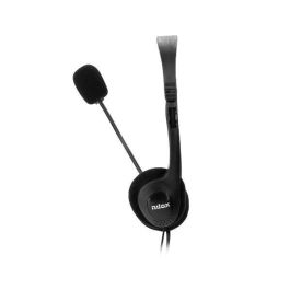 Auriculares con Micrófono Nilox NXCM0000004 Negro