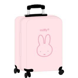 Safta Miffy Flores - Trolley de Cabina Rígida 20" - Maleta de Viaje Infantil para Niños 34,5x55x20 cm