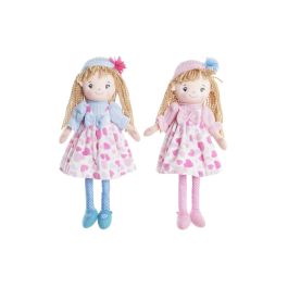 DKD Home Decor Muñeca Niña Rosa Azul 13 x 40 x 20 cm Precio: 35.50000003. SKU: B1F76DE8RX