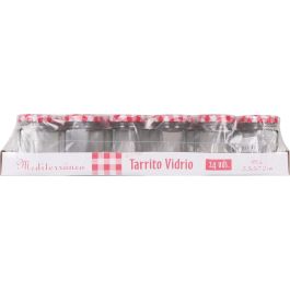 Mediterraneo Tarrito Vidrio Multiusos 95 cc 5.5 x 5 x 7.2 cm (24 Unidades)