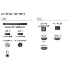 Smart TV Philips 32PFS6000 32" Full HD LED HDR LCD