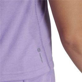 Camiseta de Manga Corta Mujer Adidas HR7845 Ciruela (XS)