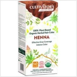 CULTIVATORS Tinte Orgánico de Henna para Cabello Ecocert 100g – Cobertura 100% Canas, Vegano y Natural Precio: 12.59000039. SKU: B13A79XGLB