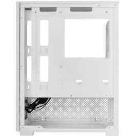 Mars Gaming MC-SE2/MCSE2W Minitorre Gaming Blanca, microATX/Mini-ITX, Cristal Templado, Doble Cámara, Ventilador FRGB 120mm