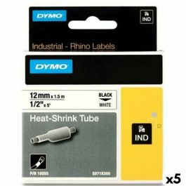 Cinta Laminada para Rotuladoras Rhino Dymo ID1-12 Blanco Negro 12 x 1,5 mm (5 Unidades) Precio: 169.68999949. SKU: S8424193
