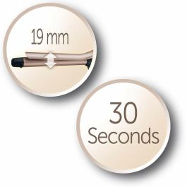 Remington CI5318 Rizador de Pelo Keratin Protect, 210°C Máx, Calentamiento Rápido, 8 Temperaturas, Gris