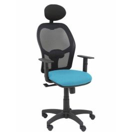 Silla Piqueras Y Crespo Alocen Brazos Regulables Cabecero Fijo Malla Negro Y Asiento Bali Azul Cielo Precio: 240.59000031. SKU: S5703917