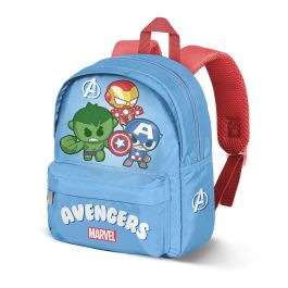 Marvel Los Vengadores Mochila Preescolar Joy Team Azul 10x22x27cm - Ligera con Compartimento, Bolsillo Frontal y Trasera Acolchada Transpirable Precio: 18.49999976. SKU: B19QLVWZ32
