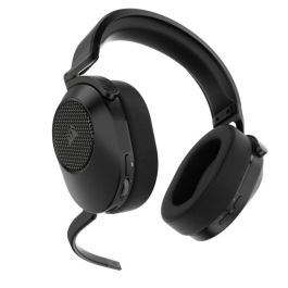Corsair Hs65 Auriculares Gaming Inalámbricos con Sonido Envolvente 7.1, Bluetooth, Micrófono Plegable y 24h Autonomía Negro