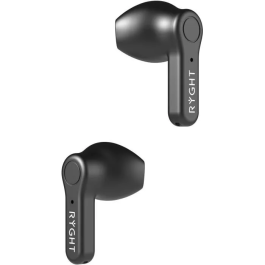 Ryght R483898 DYPLO 2 Auriculares True Wireless Bluetooth 5.0 Negro Sonido Potente Batería 3.5h + 17h