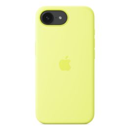 Apple iPhone 16e - Funda de Silicona, Amarillo Neón - MGYW4ZMA