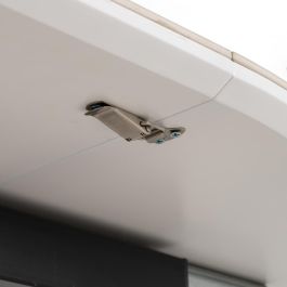 Mesa Extensible Blanco-Negro 120 X 120 X 75 cm