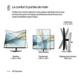 HP 524pn Monitor WUXGA Series 5 Pro de 24 pulgadas - Optimizado para el trabajo con Claridad Visual y Confort Ajustable, Libre de PVC