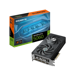GIGABYTE Tarjeta Gráfica GeForce RTX 5060 EAGLE OC 8GB GDDR7 PCI-E 5.0 WINDFORCE 2X GV-N5060EAGLE OC-8GD Precio: 379.78999993. SKU: B15YVDCC22