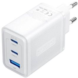 Vention FERW0-EU Cargador de Pared GaN de 65W con 3 Puertos USB (2x Tipo-C, 1x Tipo-A) Blanco, Carga Rápida PD 3.0/QC 3.0 Precio: 24.58999994. SKU: B1GF4PZGS4