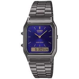 Reloj Hombre Casio AQ-230EGG-2AEF Negro Plateado Precio: 99.50000005. SKU: B1D6F783TG