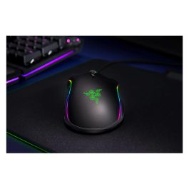 Razer Mamba Elite - Ratón Gaming Óptico Ergonómico para Diestros, 16000 DPI, 9 Botones Programables, Cable USB 2.1m, Negro