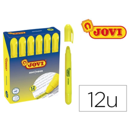 Jovi Marcador Fluorescente De Gel En Stick 140 mm Amarillo Caja 12 Ud Precio: 8.59000054. SKU: S8410567
