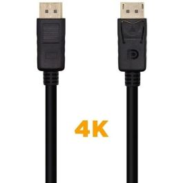 AISENS - CABLE DISPLAYPORT V1.2 4K@60HZ, DP/M-DP/M, NEGRO, 1.5M Precio: 3.69000027. SKU: B18K7G6VXW