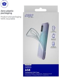 myway funda compatible con Oppo A58 4G transparente