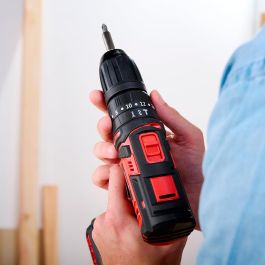 Casals cid2050b Taladro Percutor Atornillador 20V Li-Ion 2.0Ah 3 Funciones, Portabrocas 13mm, Incluye Batería y Cargador
