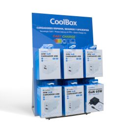 COOLBOX PACK 12 CARGADORES GAN + EXPOSITOR Precio: 131.69000031. SKU: B1EW58KYA8