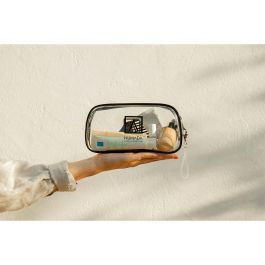 Numada Neceser de viaje transparente de PVC 23 x 11,5 x 6,5 cm