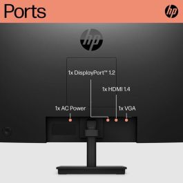 HP P24 G5 Monitor FHD 23.8 Pulgadas (60.5 cm) con Pantalla Nítida para Productividad y Trabajo Híbrido en Oficina u Hogar
