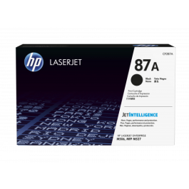 HP 87A Cartucho de Tóner Original Negro LaserJet con JetIntelligence: imprime más páginas a alta velocidad y protege contra el fraude Precio: 271.49999965. SKU: S8409787