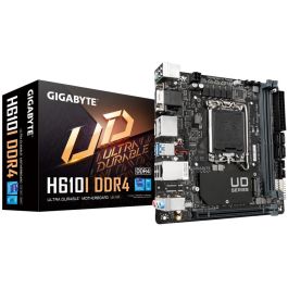 Gigabyte H610I DDR4 Placa base ITX para Intel LGA 1700, Soporta CPUs Intel Core 14th Gen, DDR4-SDRAM Precio: 142.49999995. SKU: B1682C52G5
