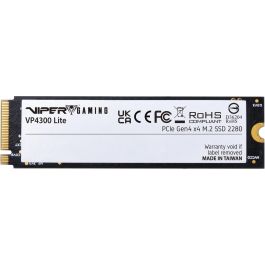 Patriot VP4300 Lite 4TB SSD M.2 PCIe 4.0 x4 NVMe 2.0 2280 Velocidad de Lectura 7400 MB/s Velocidad de Escritura 6000 MB/s