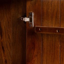 Mueble Auxiliar Marrón Madera de Mango 80 X 40 X 180 cm