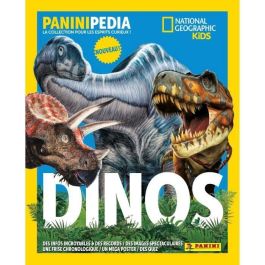 Álbum para tarjetas coleccionables - PANINI - DINOS NATIONAL GEOGRAPHIC KIDS - PANINIPEDIA