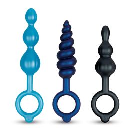 Plug Anal B-Vibe Azul 3 Piezas Precio: 61.68999991. SKU: B12CVQ8N63
