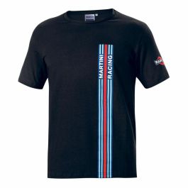Sparco S01339MRNR2M Camiseta Martini Racing Big Stripes, 95% Algodón 5% Elastano, Negro, Talla M, Ajuste Suave Precio: 48.50000045. SKU: S3723378