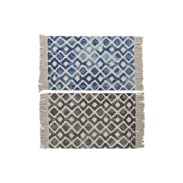 DKD Home Decor Alfombra Gris Azul 50 x 80 cm (4 Unidades) Poliéster Precio: 16.50000044. SKU: B1DF8BKVZ8