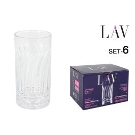 LAV Set 6 Vasos Largos 390cc Wave Precio: 35.50000003. SKU: B1ECG4ZBWD