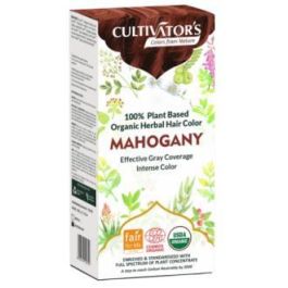 CULTIVATORS Tinte Orgánico Caoba 100g para Cabello, con Henna y Amla, Cubre 100% Canas, Vegano y Certificado Ecocert Precio: 12.59000039. SKU: B1GD44EEAT