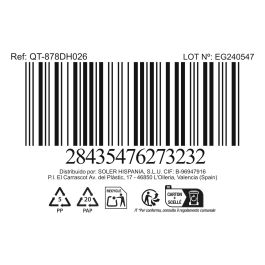 Inde Sarten 26 cm Aluminio Forjado Full Doha Quttin (6 Unidades)